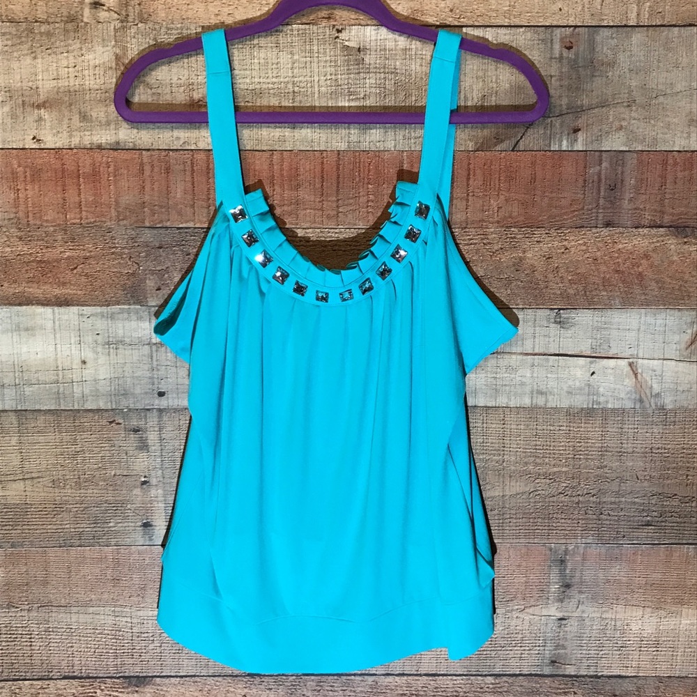 Michael Michael Kors rhinestone detailed top